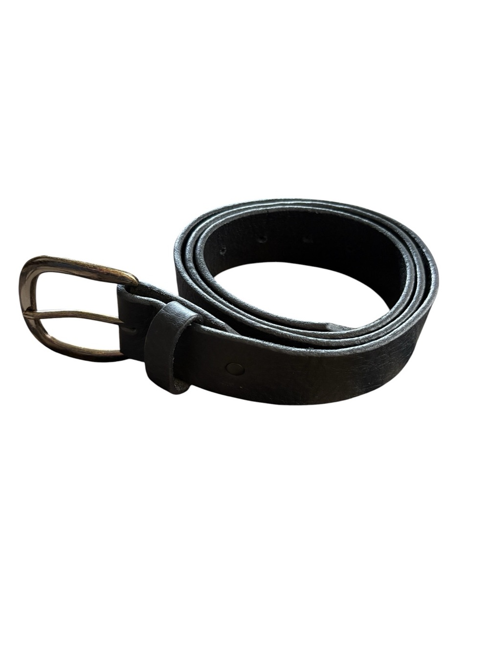 Justin Leather Men's Belt with Silver/Brass-Tone Buckle